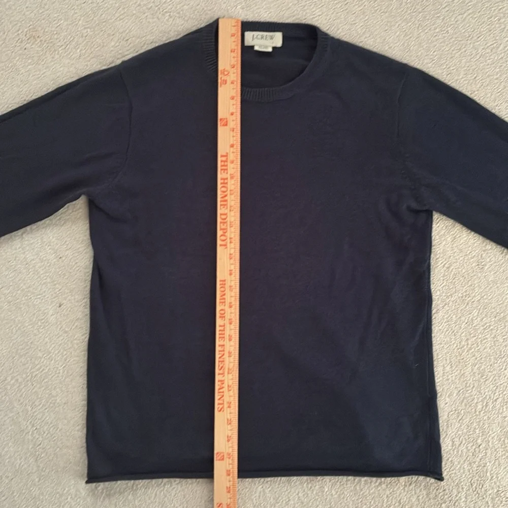 J. Crew Blue Crewneck Sweater Soft Knit